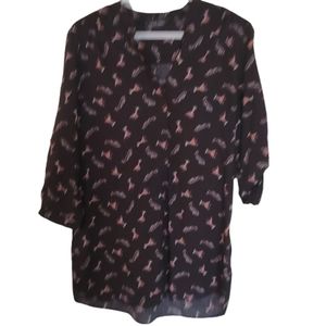 BRODY Myles tunic blouse long sleeve sz medium